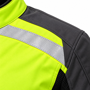 เสื้อแจ็คเก็ตมอเตอร์ไซค์แบบสะท้อนแสง Hi Vis สำหรับขับขี่บนถนน  รับสั่งทำโลโก้  ชุดนักขี่มอเตอร์ไซค์แบบสะท้อนแสง อุปกรณ์ขับขี่มอเตอร์ไซค์ - Product Image 5