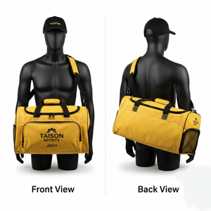 Bolsa de Gimnasio de Viaje Ruby TAISON SPORTS, 600 GSM, PU Resistente, 30-40L, Panel en Contraste, Logotipo Personalizado con Bordado e Impresión, Mochila - Product Image 2