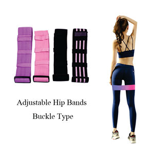 Custom Logo Fabric Resistance Hip Bands for Women Glute Workout and Fitness Training - Product Image 6