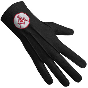 Gants en coton et élasthanne brodés du logo maçonnique, longueur coude, respirants, séchage rapide, pour usage quotidien en extérieur, toutes saisons - Product Image 4