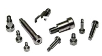 Vis à tête cylindrique à épaule en acier ISO métrique OEM M8x1.25, finition noire, pour automobile, mobilier, instrument de musique