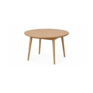 ARTERRA Luxury Teak Wood <b>Round</b> Dining <b>Table</b> Set Modern Minimalist Dining <b>Table</b> <b>with</b> <b>Chairs</b> for Home Cafe - Product Image 2