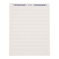 Étiquettes autocollantes en polyester Brady LaserTab, durables, mates, en PET, pour l'identification des laboratoires et des équipements