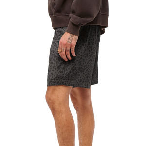 Custom Men's Leopard Print Mesh Basketball Shorts Quick Dry <b>Athletic</b> Gym Shorts OEM ODM Sportswear - Product Image 3