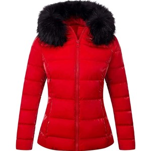 <b>Womens</b> <b>Lightweight</b> Puffer Jacket Winter <b>Coats</b> Warm Quilted Bubble Padded Hood <b>Coat</b> with Faux Fur Collar - Product Image 5