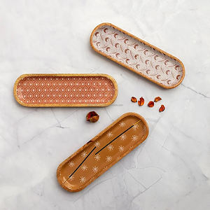 Wooden and Glass <b>Incense</b> <b>Holder</b> Wooden <b>Incense</b> Burner Set for Home Decoration From Indian Manufacturer - Product Image 3