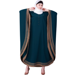 Nouvelle Abaya tendance pour femmes, manches longues, en polyester, tailles personnalisées, fabrication en usine, prix raisonnable pour un usage décontracté - Product Image 5