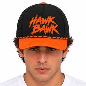 Unisex Embroidered Rope Hat Modern Outdoor Style Clean <b>Stitch</b> Detail Contrast Color Design Comfort Fit Adjustable Golf Rope Hat - Product Image 1