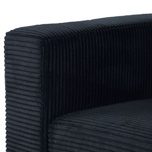 2139 Divano Moderno in Velluto a Coste per Soggiorno e Balcone Nero (2139-BK) - Product Image 5