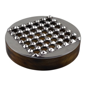 Hot Sale Brass Ashtray Grid Combo Finish Plated Design for Home Garden <b>Bar</b> Office & Car for Hotels and Offices - Product Image 1