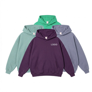 Sudaderas con capucha para hombre 100% algodón, colores y tallas personalizadas, sudaderas térmicas transpirables, tallas personalizadas - Product Image 2