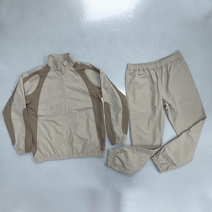 Traje Deportivo de Dos Piezas con Cremallera, Personalizado por el Fabricante, Reflectante, para Correr, de Poliéster/Nailon, Ligero, Resistente al Viento, para Invierno - Product Image 2