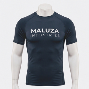 Vente en gros de chemises de compression pour hommes, en coton 100% tricoté, à manches longues, à séchage rapide, couche de base thermique pour la course en plein air - Product Image 1