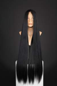 Perruque en cheveux humains 100% naturels, vierges, Remy vietnamiens, soyeux, lisses, ondulés, couleur personnalisée, avec frange, extensions de cheveux en mèches - Product Image 4