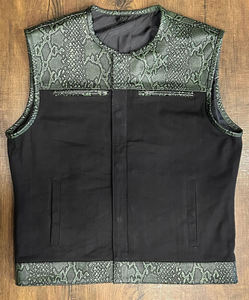 Chaleco de Carreras de Cuero Personalizado, Resistente al Viento, Talla Grande, para Motociclistas, Protección y Seguridad, Tendencia 2026 - Product Image 1