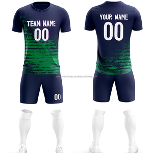 Customized High Quality Football Jerseys Quick-Dry Heat-Transfer Printed Sets 100% <b>Polyester</b> Custom Logo Team Names Numbers - Product Image 6
