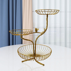 2-Tier giỏ trái cây với chuối móc áo, có thể tháo rời Countertop trái cây đứng, nhà bếp lưu trữ giá cho Trái Cây Rau trứng - Product Image 2