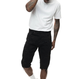 High Quality Breathable Light Wash <b>Men</b> Denim Shorts Casual Summer Running Training Wear New Arrival 2026 - Product Image 5