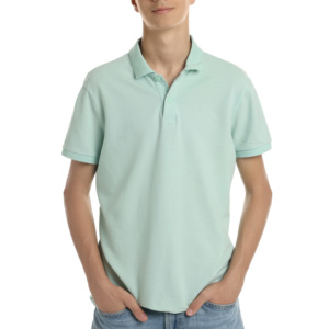 Polo de golf personnalisé pour homme, en coton piqué tricoté, respirant, à manches courtes, pour l'extérieur, collection été 2026 - Product Image 4