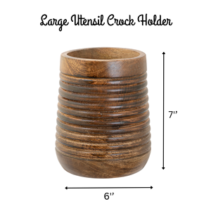 Support à ustensiles en bois fait main personnalisé, minimaliste rustique, avec rainures, pour cuisine, style ferme, organisateur de spatules, vente en gros - Product Image 4