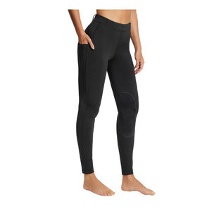Pantalon d'équitation sur mesure pour femme 2026, taille haute, longueur intégrale, tricoté, bleu foncé, culotte d'équitation 2026 - Product Image 3