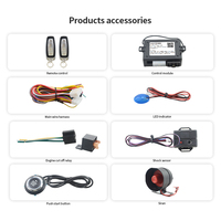 Système d'alarme de voiture EASYGUARD EC012 compatible avec la plupart des voitures à démarrage par clé 12V CC, démarrage/arrêt du moteur à distance, verrouillage/déverrouillage par proximité via application