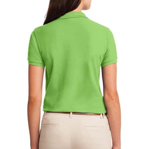 Women's New Fashion Short-Sleeve for Polo T-<b>Shirt</b> Breathable Knitted Golf Tennis Casual Style Blank for <b>Ladies</b> - Product Image 2