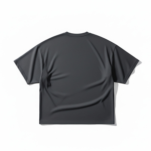 Custom Logo Heavyweight Oversized T Shirt 100 Cotton Drop Shoulder Blank Plain Loose Fit Tee Men Plus Size Streetwear - Product Image 2