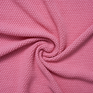 Vietnam Eco-Friendly <b>Knitted</b> Baby <b>Blanket</b> 100% Cotton Solid Color Rectangle 209-278g Heirloom Washable <b>Throw</b> Custom Packaging - Product Image 2