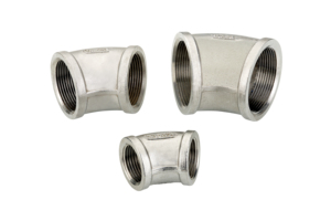 Raccord coudé en fonte malléable galvanisé à chaud pour conduites d'eau, d'huile et de lutte contre l'incendie, avec filetage durable. - Product Image 3