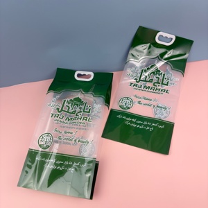 <span class=keywords><strong>Bolsa</strong></span> de Mylar Personalizada de 2 kg, 5 kg, 10 kg, Grado Alimenticio, Gran Volumen, <span class=keywords><strong>Bolsa</strong></span> de Embalaje al Vacío para Arroz, <span class=keywords><strong>Bolsa</strong></span> de Plástico para Polvo de Henna con Asa de Plástico - Product Image 2