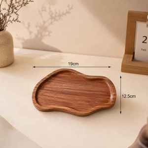 Modern Design Acacia Wood Handicraft Jewelry Serving <b>Tray</b> for Wedding Diwali Occasions Decorative Candle Display <b>Storage</b> <b>Tray</b> - Product Image 6