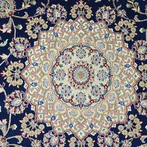 พรมทอมือลายปักสีสันสดใสจากขนสัตว์/ไหมตุรกี  แบบเป็นมิตรกับสิ่งแวดล้อม  ไม่ลื่น  ขนสั้น - Product Image 3