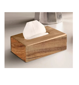 Boîte à mouchoirs en bois de qualité supérieure, pièces de décoration de table, nouveau design artisanal, boîte à mouchoirs en bois moderne - Product Image 2