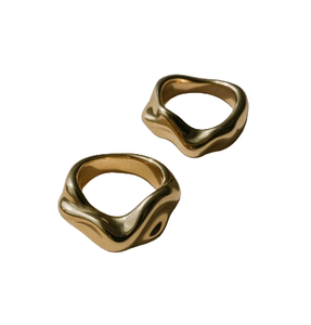 Anillo de Servilleta Metálico de Tendencia 2026, Recién Llegado, Acabado en Oro Rosa Brillante, para Decoración de Fiestas - Product Image 6