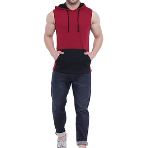 Meilleurs sweats à capuche de sport respirants personnalisés avec logo pour hommes, sweats à capuche à manches courtes, sweats à capuche de sport avec service OEM - Product Image 3