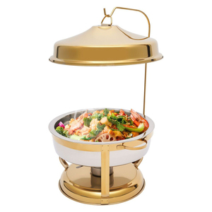 Custom Chafing Dish Home And Restaurant <b>Table</b> Ware Decorative Food Warmer <b>Buffet</b> Server Chaffing Dish Hotels Supplies - Product Image 1