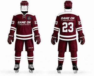 Nuevo Uniforme de Hockey sobre Hielo Personalizado con Logotipo de Equipo, Tallas Grandes, Precio al por Mayor con Servicio OEM - Product Image 1