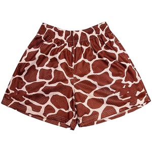 Pantalones Cortos Deportivos de Secado Rápido con Estampado de Leopardo para Hombre, Pantalones Cortos de Playa, Diseño Personalizado, 100% Poliéster - Product Image 4