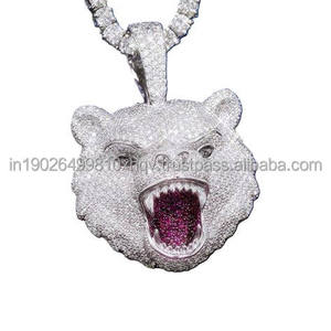 Custom Allah Pendant 925 <b>Silver</b> 14K Rose Gold Plated VVS Moissanite Iced Hip Hop Religious Statement Jewelry Men GRA Certified - Product Image 5
