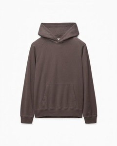 Men's Oversized Hooded Sweatshirt Solid Color Cotton <b>French</b> Terry Casual Pullover Autumn Wear - Product Image 3