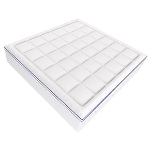 Surmatelas en mousse à mémoire de forme King Size, garnissage en fibres, 4 options d'épaisseur, conception ergonomique, soulagement de la pression, amovible et lavable - Product Image 1