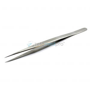 Pinzas de Acero Inoxidable con Punta Puntiaguda, Herramienta de Precisión para el Cuidado de las Pestañas, Pinzas Antiestáticas con Punta Puntiaguda, Herramienta de Belleza - Product Image 4