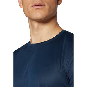 Men's Slim Fit O-Neck Short Sleeve Breathable Quick Dry Eco-Friendly Gym <b>T</b>-<b>Shirts</b> 95% Polyester <b>5</b>% Spandex Heat-Transfer Printed - Product Image 5