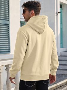 Sudadera con Capucha Unisex de Algodón, Estilo Casual, Oversize, con Forro Polar, Transpirable, Ecológica, con Bolsillos, Manga Larga y Hombros Caídos - Product Image 4