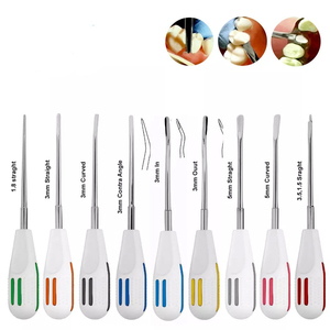 ชุดอุปกรณ์ถอนฟันแบบ Luxating 9 ชิ้น ด้ามจับพลาสติกน้ำหนักเบา โดย Bone Bridge Instruments - Product Image 5