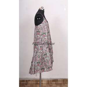 ชุดเดรสผ้าฝ้ายถักลายดอกพิมพ์ดิจิทัล คอวี ทรงโบฮีเมียน โมเดิร์น วินเทจ สไตล์ลำลอง สำหรับฤดูร้อน เป็นมิตรต่อสิ่งแวดล้อม ระบายอากาศได้ดี สำหรับผู้หญิง - Product Image 6