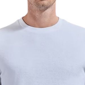 T-shirt basique pour homme à manches courtes, col rond, coupe classique, décontracté, pour tous les jours, doux, respirant, vêtement streetwear d'été pour le quotidien - Product Image 3
