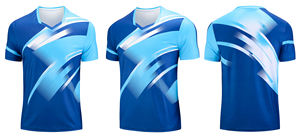 Maillot de badminton à séchage rapide, respirant et anti-transpiration, à manches courtes, adapté aux hommes, aux femmes et aux jeunes - Product Image 5