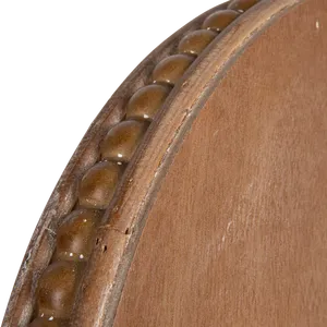 Plateau en métal moderne pour hôtels et restaurants haut de gamme, plateau de service rond en bois écologique, fait main, style américain - Product Image 4